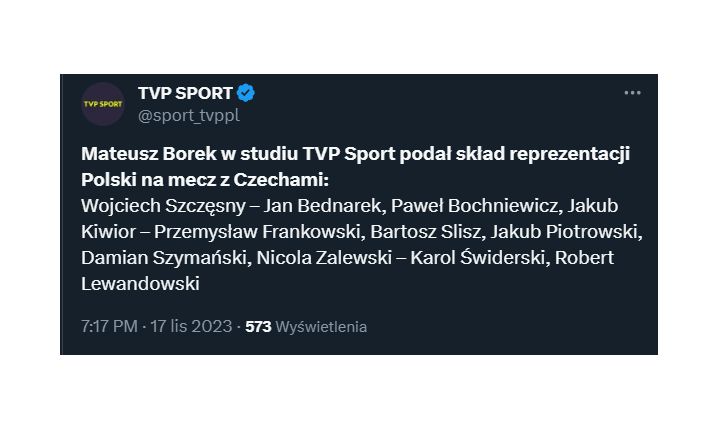 Mateusz Borek UJAWNIŁ skład Polski na mecz z Czechami!